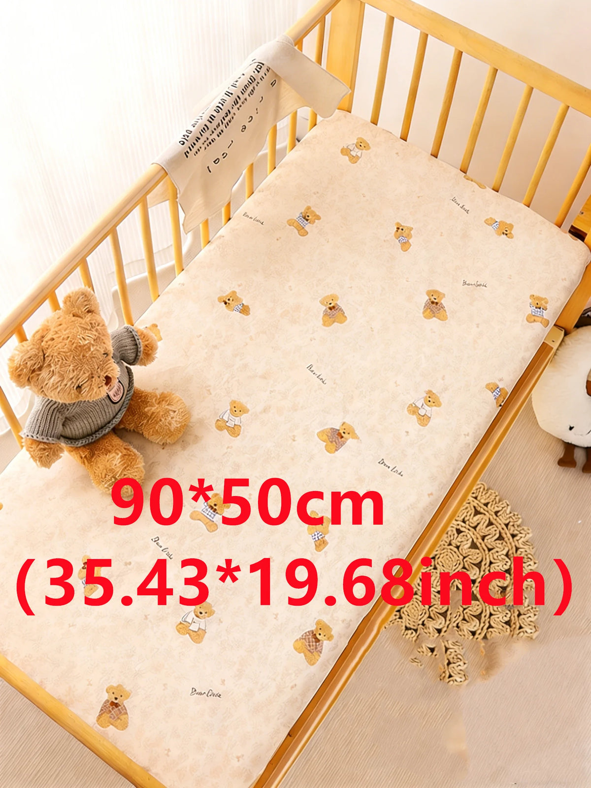 Crib Fitted Sheet Set Machine Washable for Infant Toddler Baby Crib Fitted Sheet Toddler Mattress Cover for Standard Crib