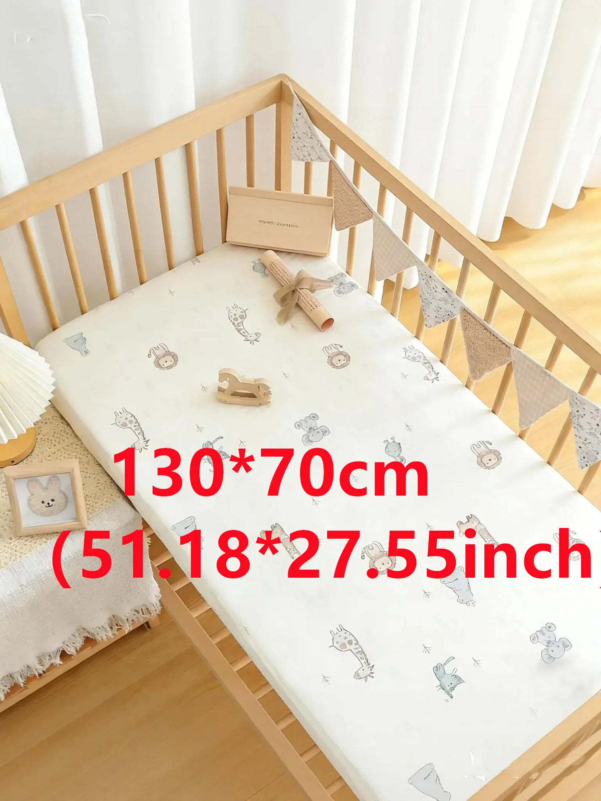 Crib Fitted Sheet Set Machine Washable for Infant Toddler Baby Crib Fitted Sheet Toddler Mattress Cover for Standard Crib