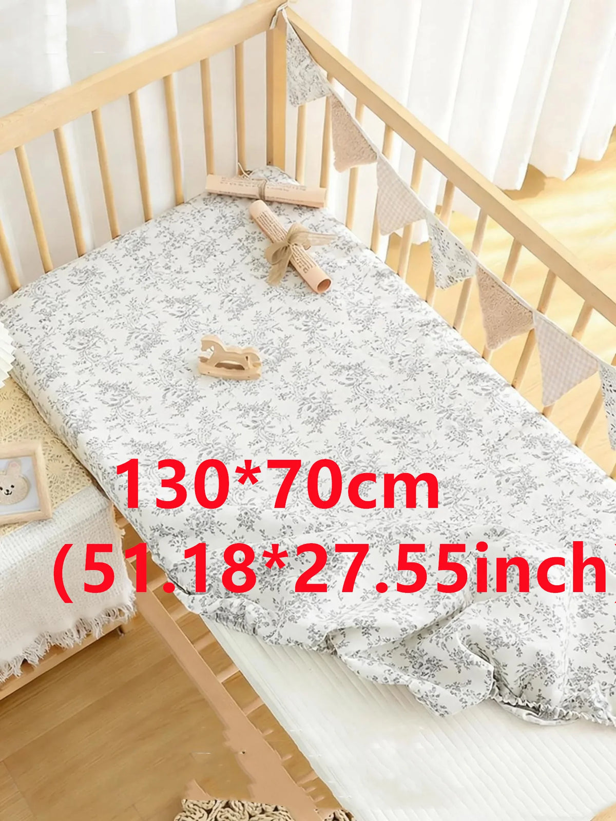 Crib Fitted Sheet Set Machine Washable for Infant Toddler Baby Crib Fitted Sheet Toddler Mattress Cover for Standard Crib